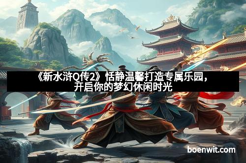 《新水浒Q传2》恬静温馨打造专属乐园，开启你的梦幻休闲时光