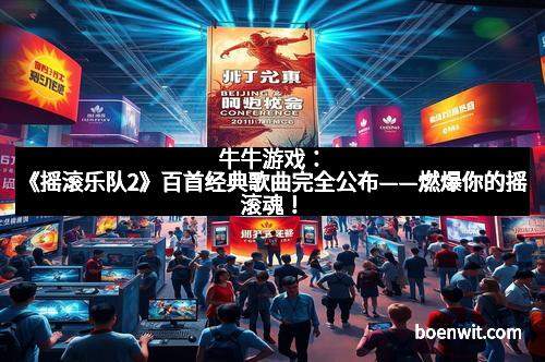 牛牛游戏：《摇滚乐队2》百首经典歌曲完全公布——燃爆你的摇滚魂！